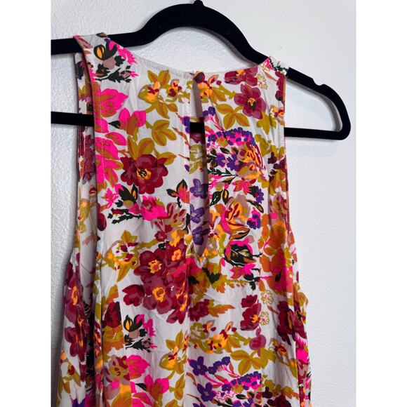 Natural Life Floral Maxi Dress Size Medium - Picture 5 of 8